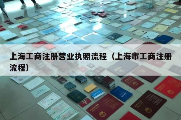 上海工商注册营业执照流程（上海市工商注册流程）